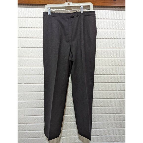 Pendleton Pants - Pendleton Women's Black Mid-Rise Fully Lined Pants Size 12